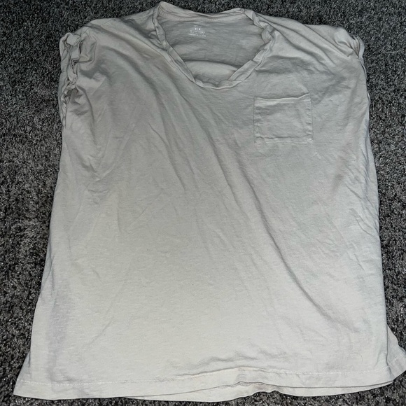 Tan oversized aerie tee - Picture 1 of 4